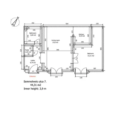 公寓 Semmihome Semmelweis Street 布达佩斯